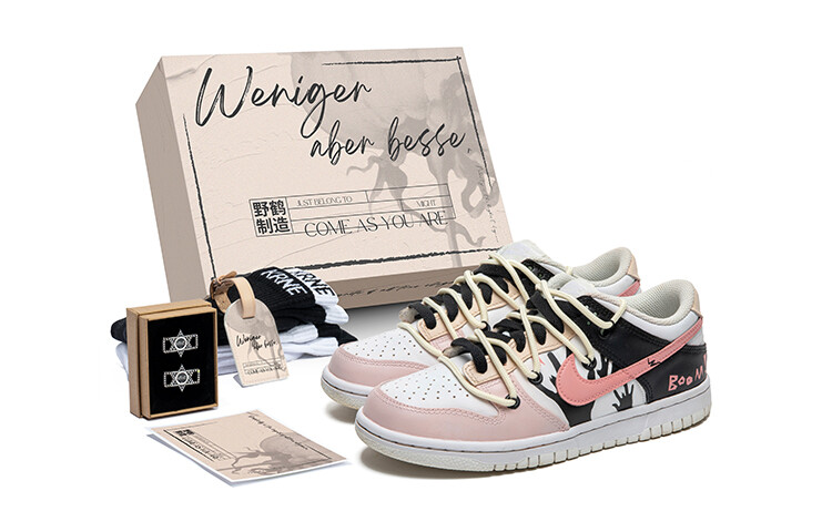 

Кроссовки для скейтбординга Dunk женские с низким верхом Mesa/Tactile Rose/Cloud White Nike