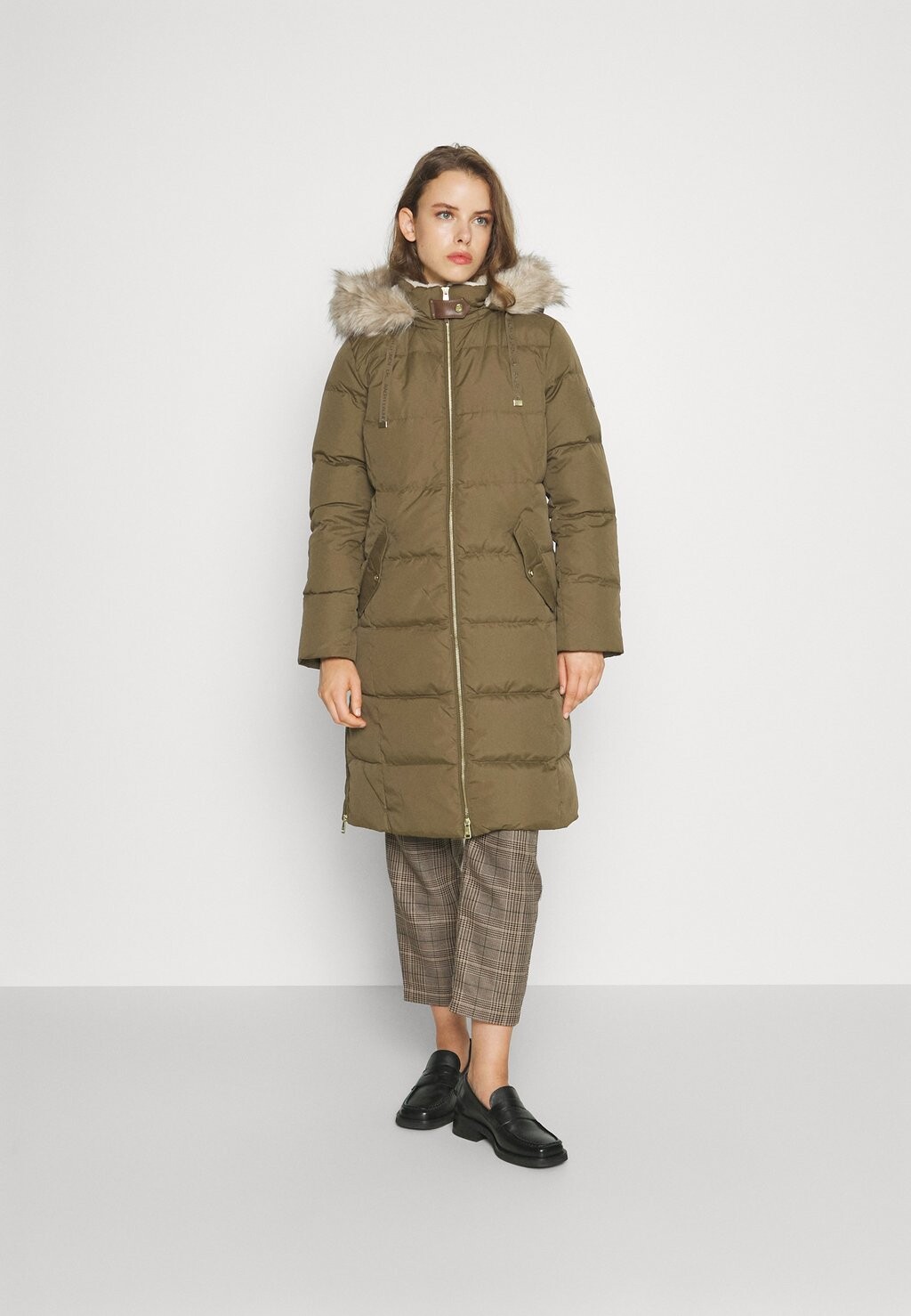 

Пальто Lauren Ralph Lauren ПУХОВОЕ ПАЛЬТО, цвет botanic green
