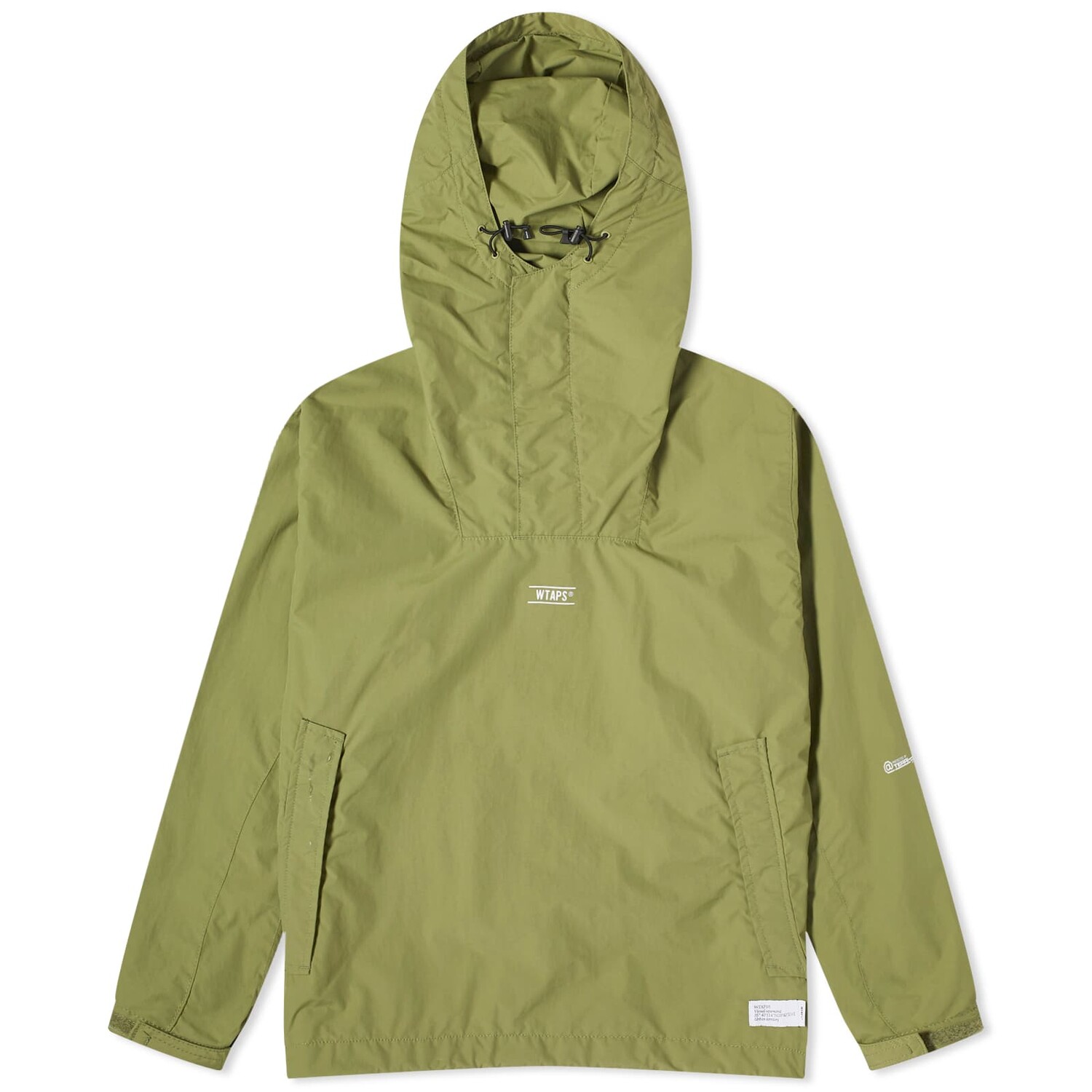 

Куртка Wtaps 18 Windbreaker Smock, цвет Olive Drab