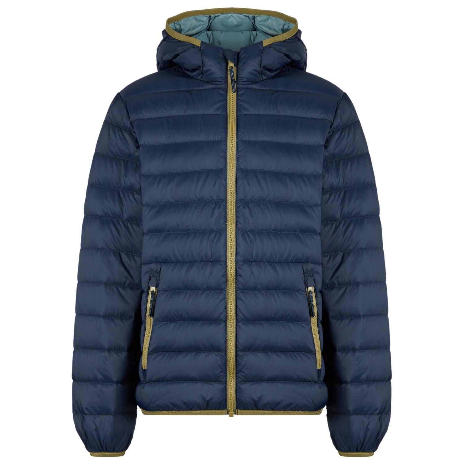 Пуховик Stoic Kid's TarfalaSt Down Hoody, цвет Navy/Farngreen