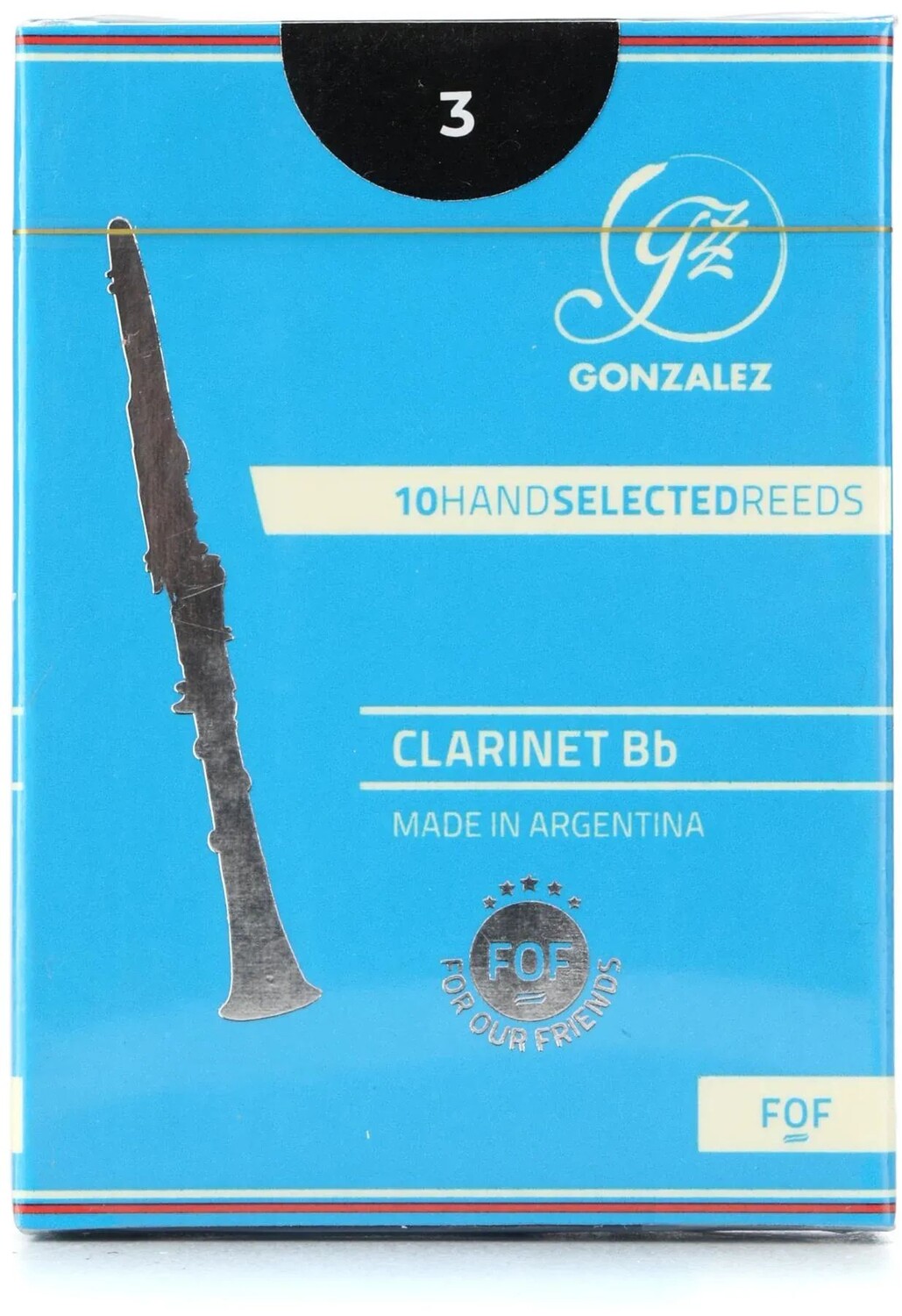 

Трости Gonzalez Reeds FOF для Bb кларнета — 3,0 (10 шт. в упаковке)