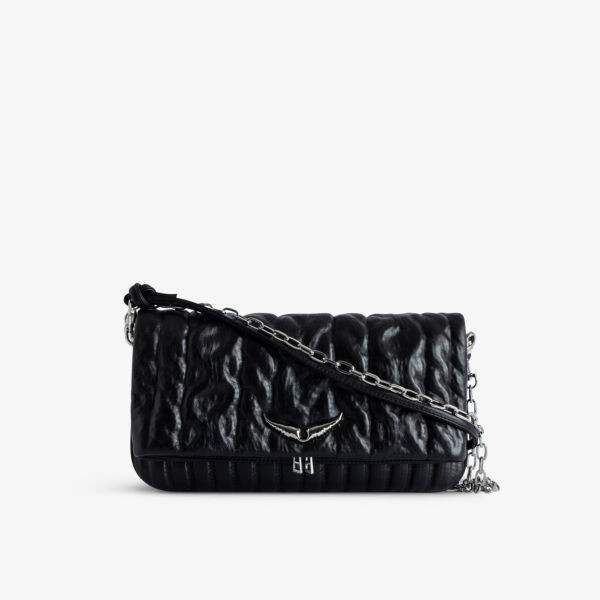 

Кожаная сумка через плечо Rock Eternal Zadig&Voltaire, цвет noir
