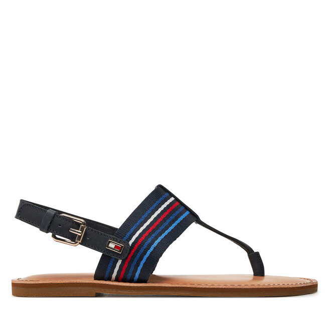 

Сандалии Tommy Hilfiger Flat Sandal Stripes FW0FW07924 Space Blue DW6, темно-синий