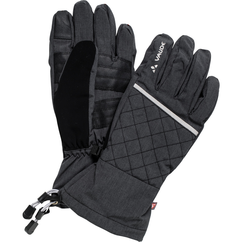 Теплые перчатки Яры Vaude, черный зимние велосипедные перчатки теплые велосипедные перчатки с сенсорным экраном ветрозащитные водонепроницаемые флисовые термоперчатки н