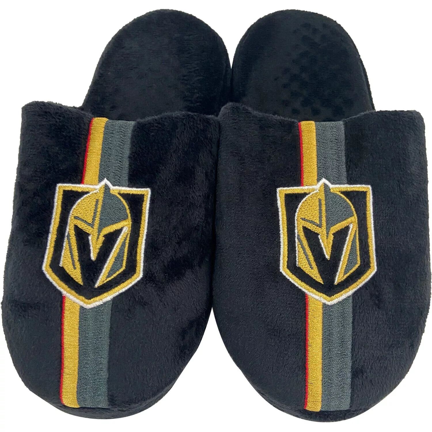 

Молодежные тапочки в полоску FOCO Vegas Golden Knights Team Unbranded
