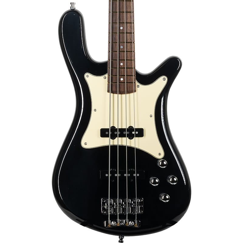 Басс гитара Warwick Pro Series Streamer CV 4 String Bass - Solid Black High Polish