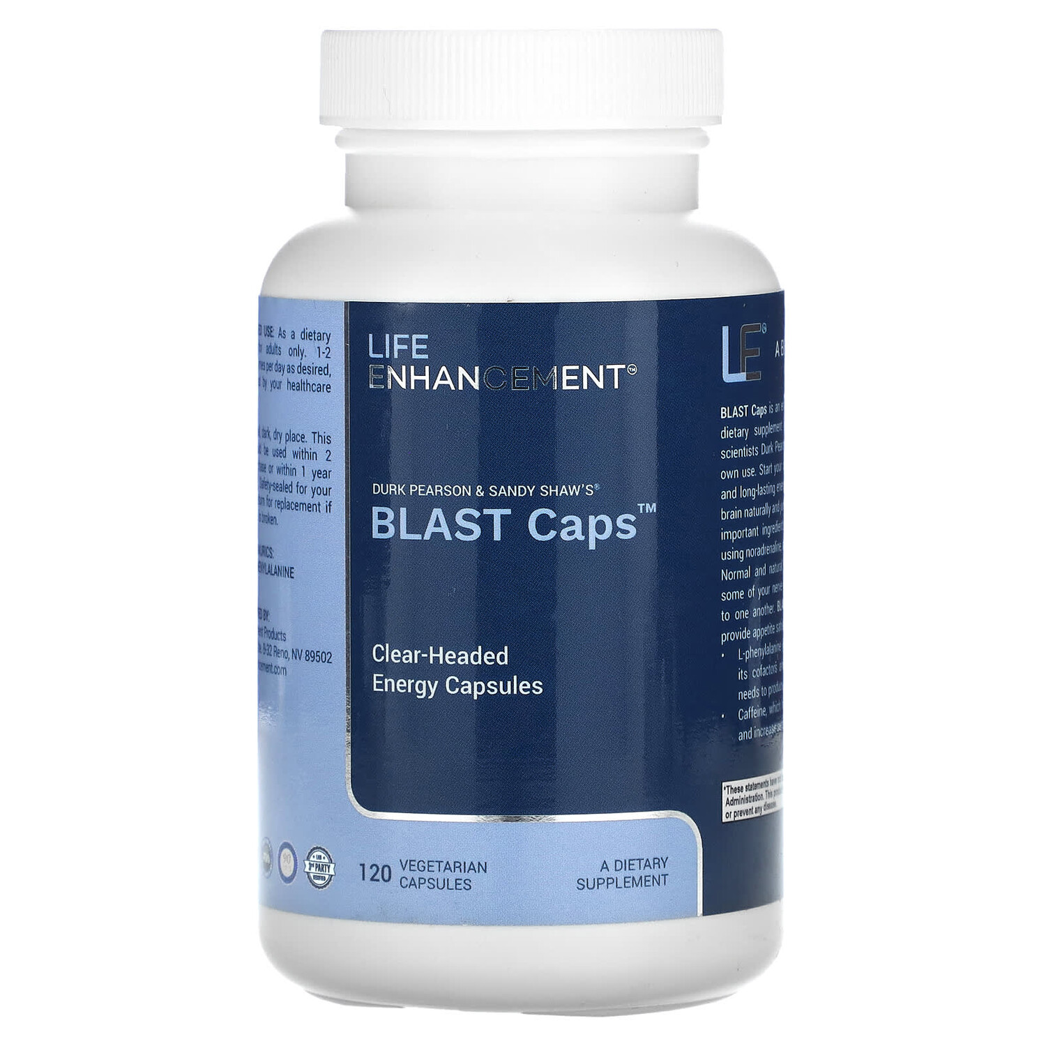 

Blast Caps, 120 капсул, Life Enhancement