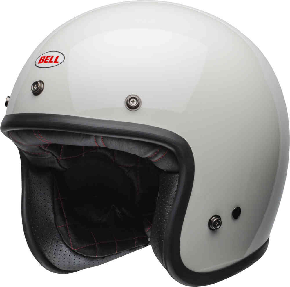 Кастомный шлем 500 Solid Jet Bell, белый gucy new custom photo roundness solid back pendant