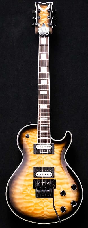 Электрогитара Dean Guitars Thoroughbred - Select - Quilt Maple - Floyd Rose - Natural Black Burst - #1 2023 - Gloss 8 0inch natural maple blank skate board skateboard double