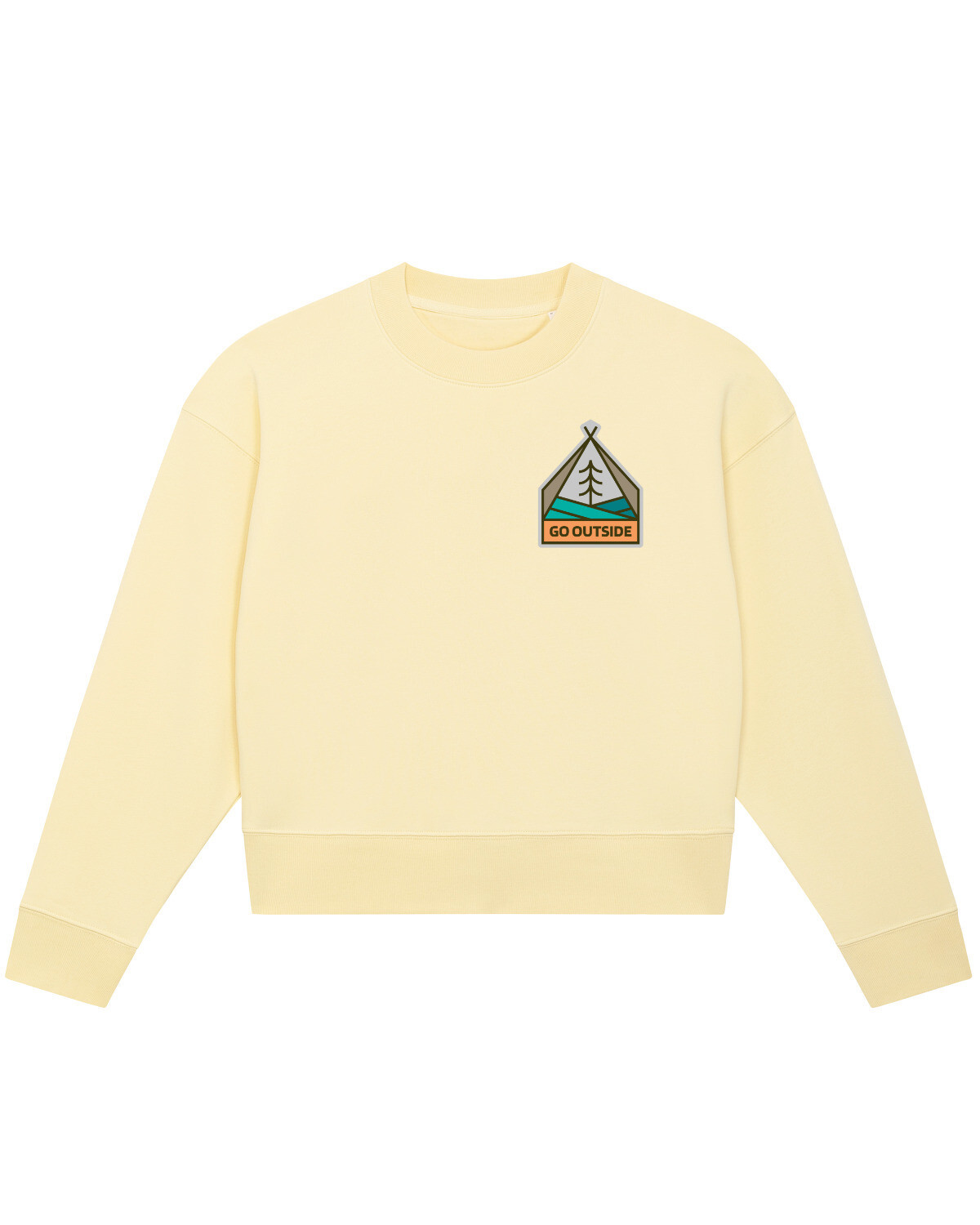 

Толстовка wat Apparel Go outside, цвет Butter