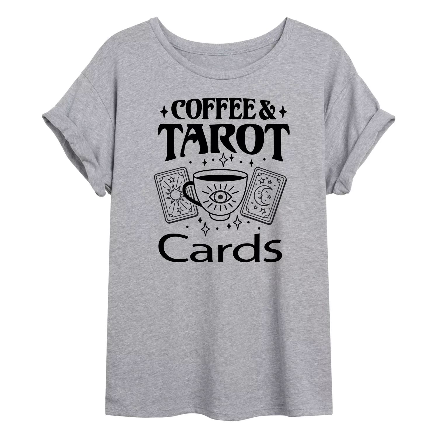 цена Детская футболка с струящимся рисунком «Кофе и Таро» Licensed Character