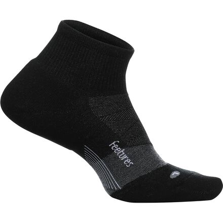 Носки Merino 10 Ultra Light на четверть Feetures!, черный