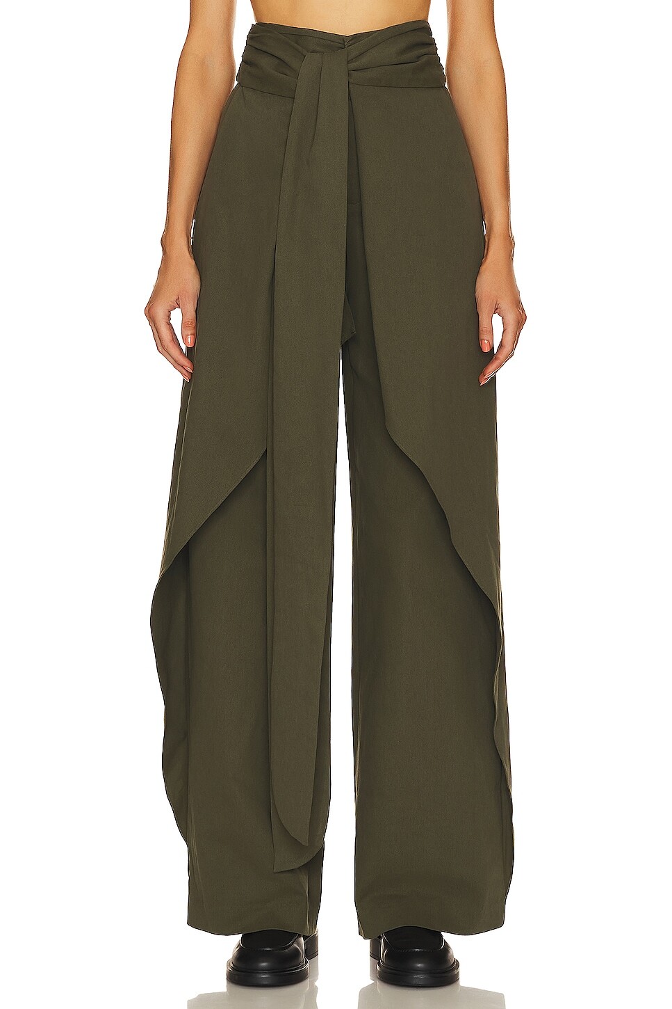 

Брюки REVOLVE x Molnm Combat Wrap Trousers, зеленый