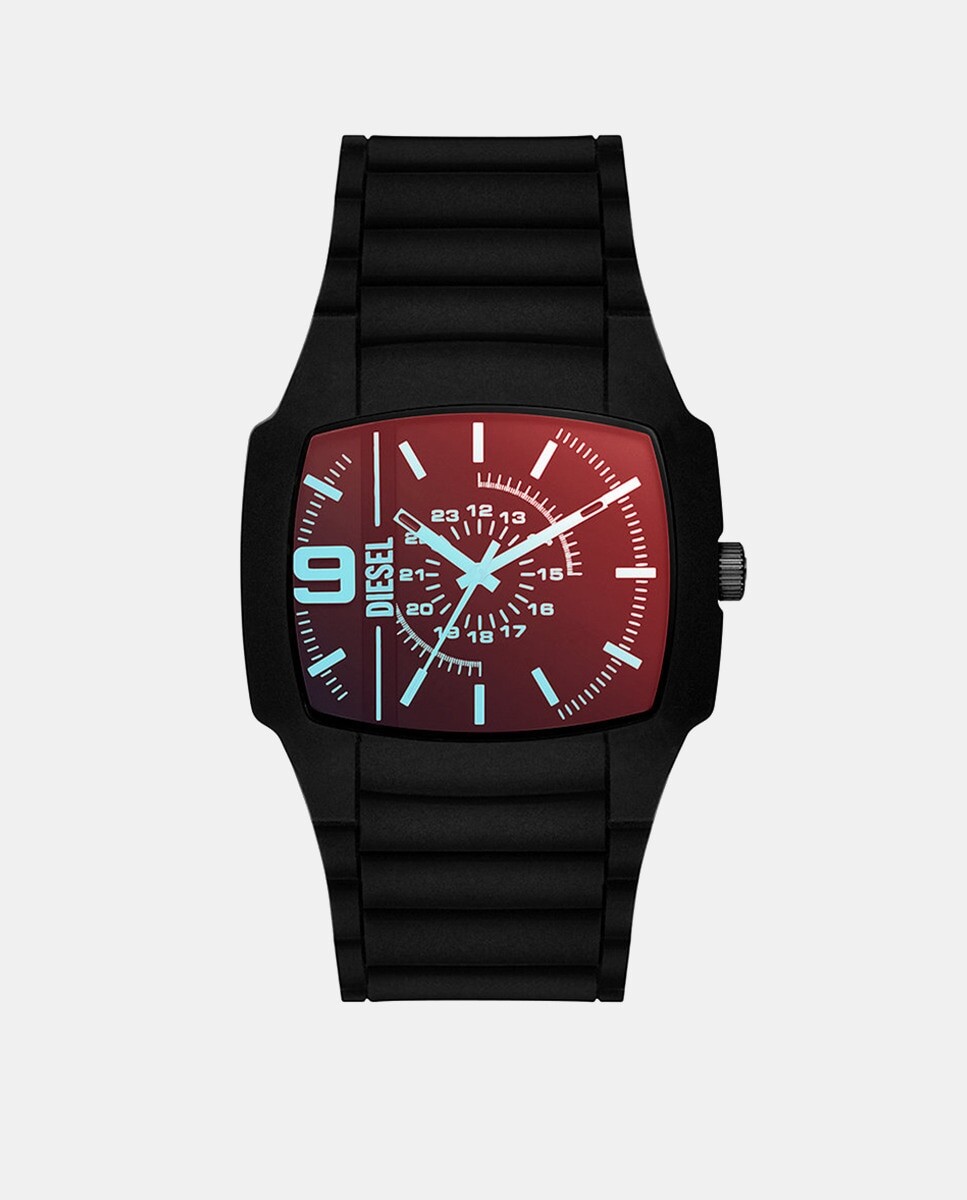 

Cliffhanger DZ 2166 черные силиконовые мужские часы Diesel, черный