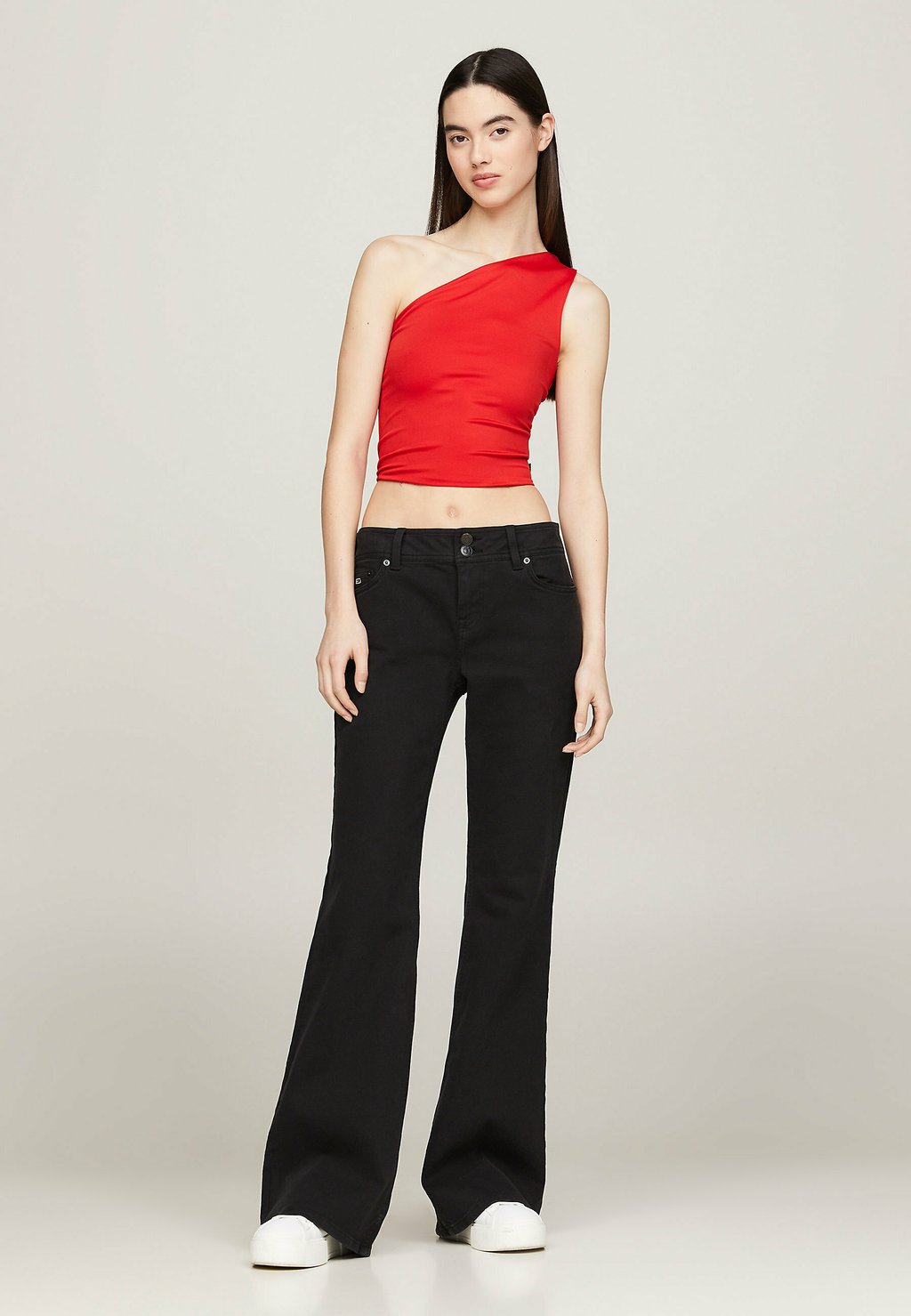 

Блуза ASYMMETRICAL CROPPED TANK Tommy Hilfiger, красный