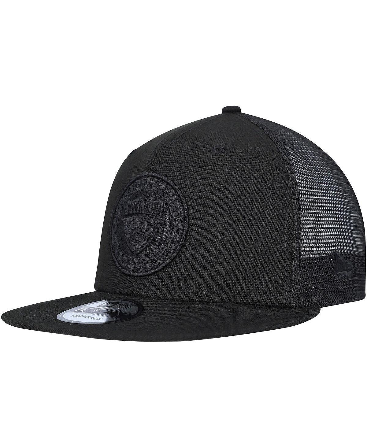 

Мужская черная классическая кепка с логотипом Philadelphia Union 9FIFTY Trucker Snapback New Era