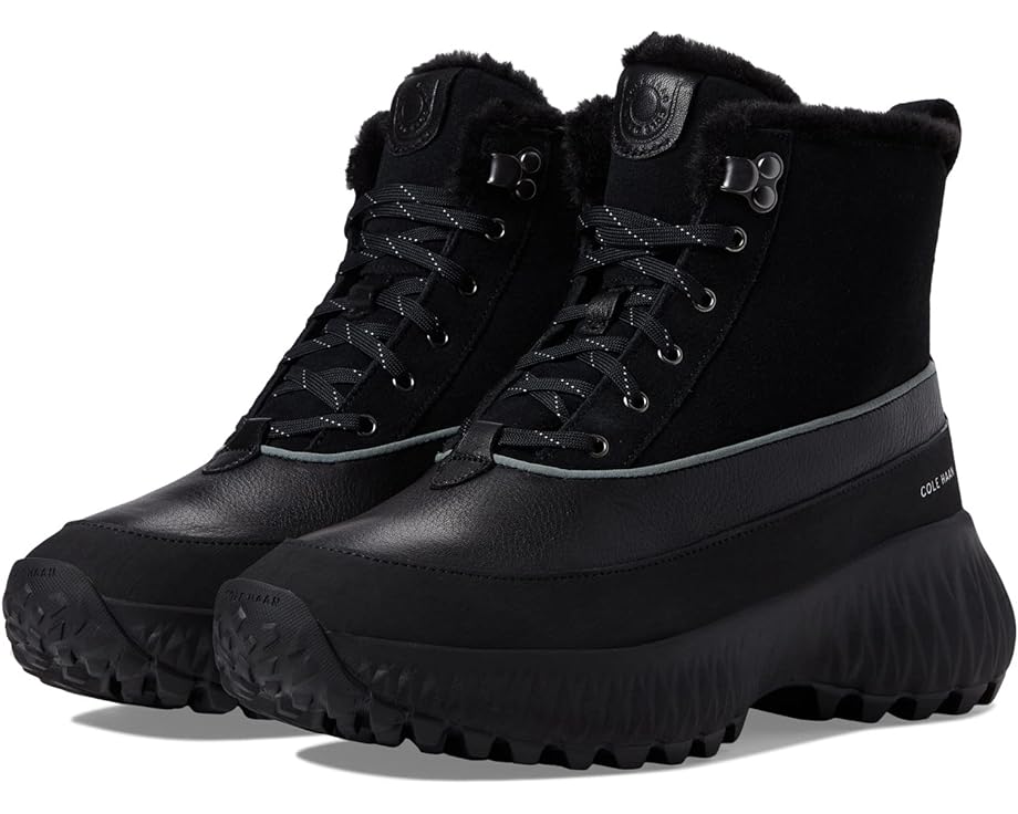 Походные ботинки Cole Haan 5.Zerogrand Flurry Hiker Waterproof, цвет Waterproof Black/Monument