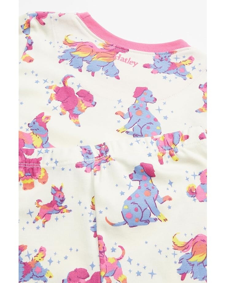 

Пижамный комплект Hatley Twinkle Pups Cotton Pajama Set, естественный