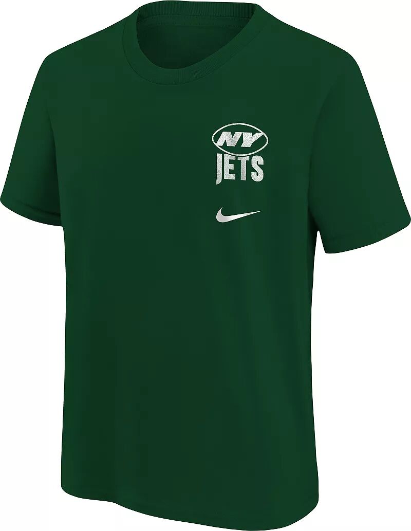 

Зеленая футболка с надписью Nike Youth New York Jets Back