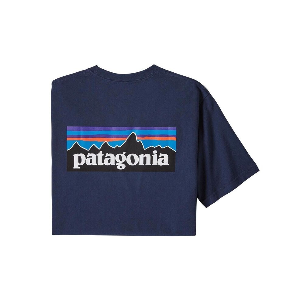 

Футболка Patagonia P-6 Logo Responsibili, синий