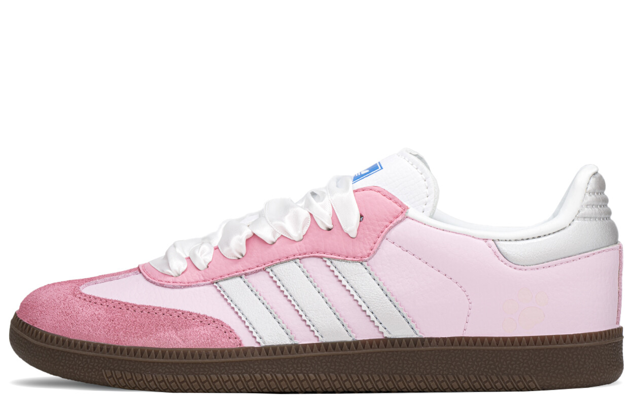 

Кроссовки adidas originals Samba Series Skateboarding Shoes Unisex Low-top White/pink, белый