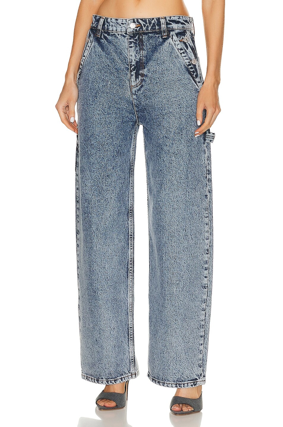 

Джинсы Moschino Jeans Wide Leg, цвет Fantasy Print Blue