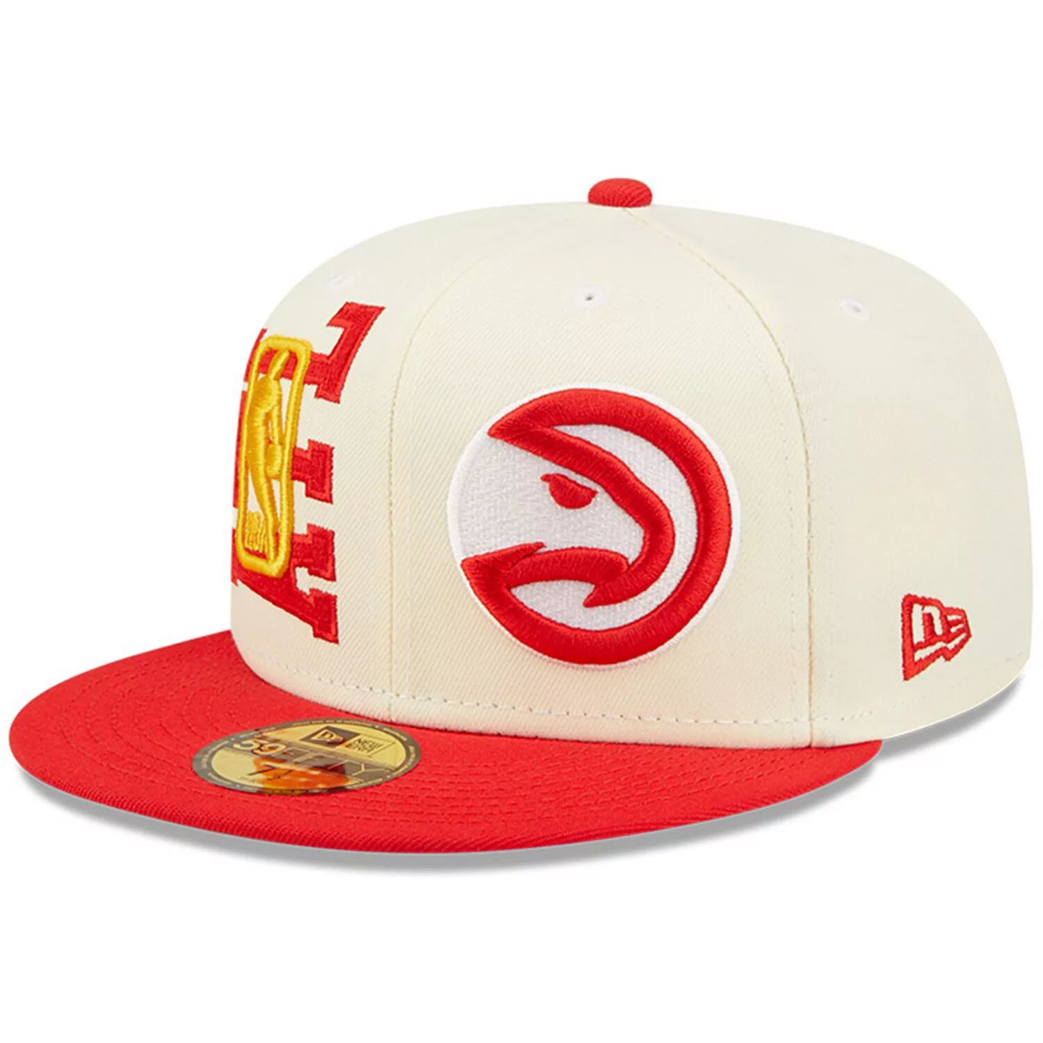 

Мужская облегающая кепка New Era кремового/красного цвета Atlanta Hawks NBA Draft 2022 59FIFTY