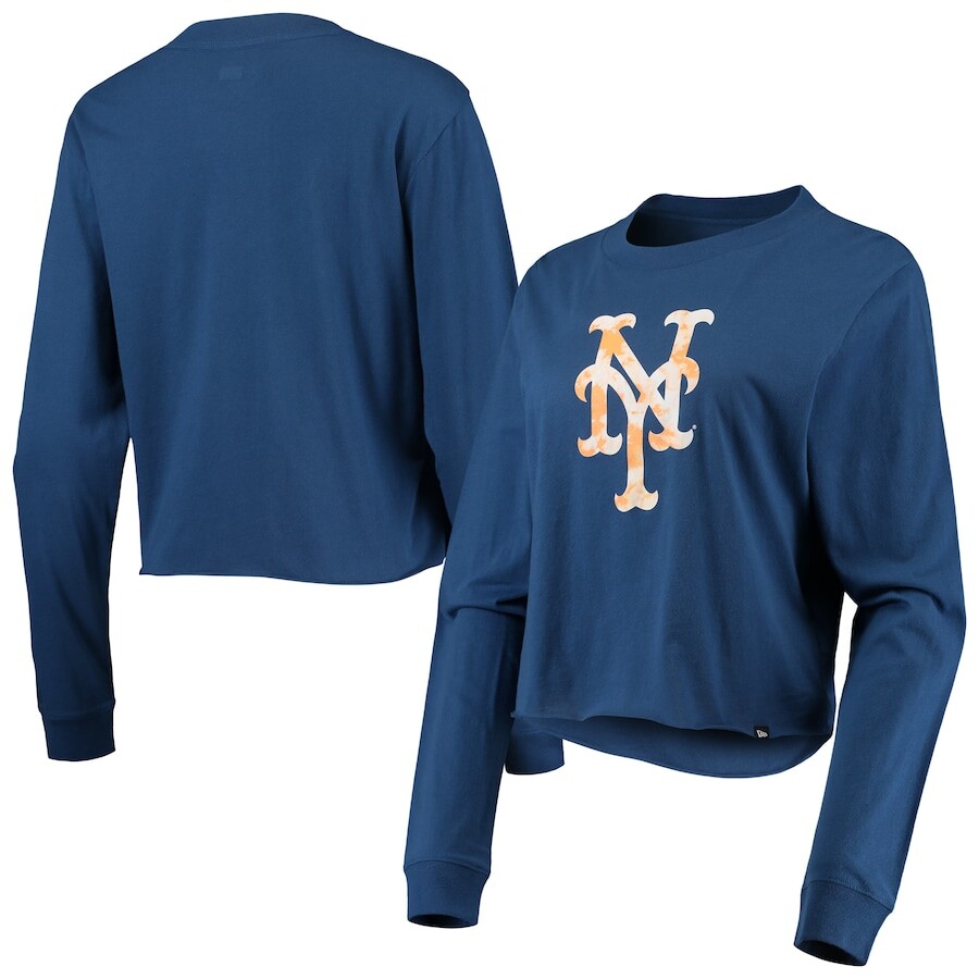 

Футболка с длинным рукавом New Era New York Mets, роял