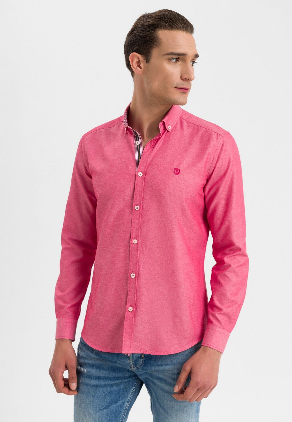 

Рубашка Casual Slim Fit Felix Hardy, красный