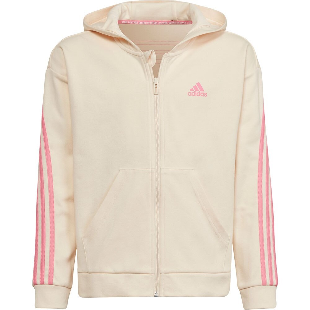 

Толстовка adidas Sportswear 3 Stripes Full Zip, белый