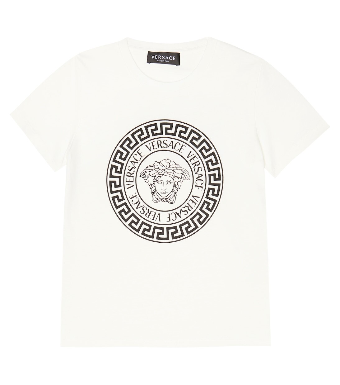 

Футболка с принтом Medusa из хлопка Versace, белый
