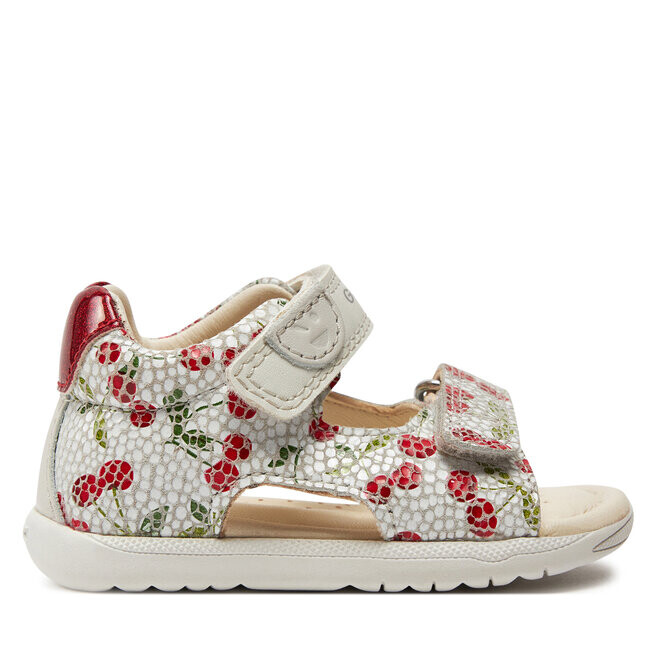 

Сандалии Geox B Sandal Macchia Gir B254WA 00754 C0644 Off White/Red, белый