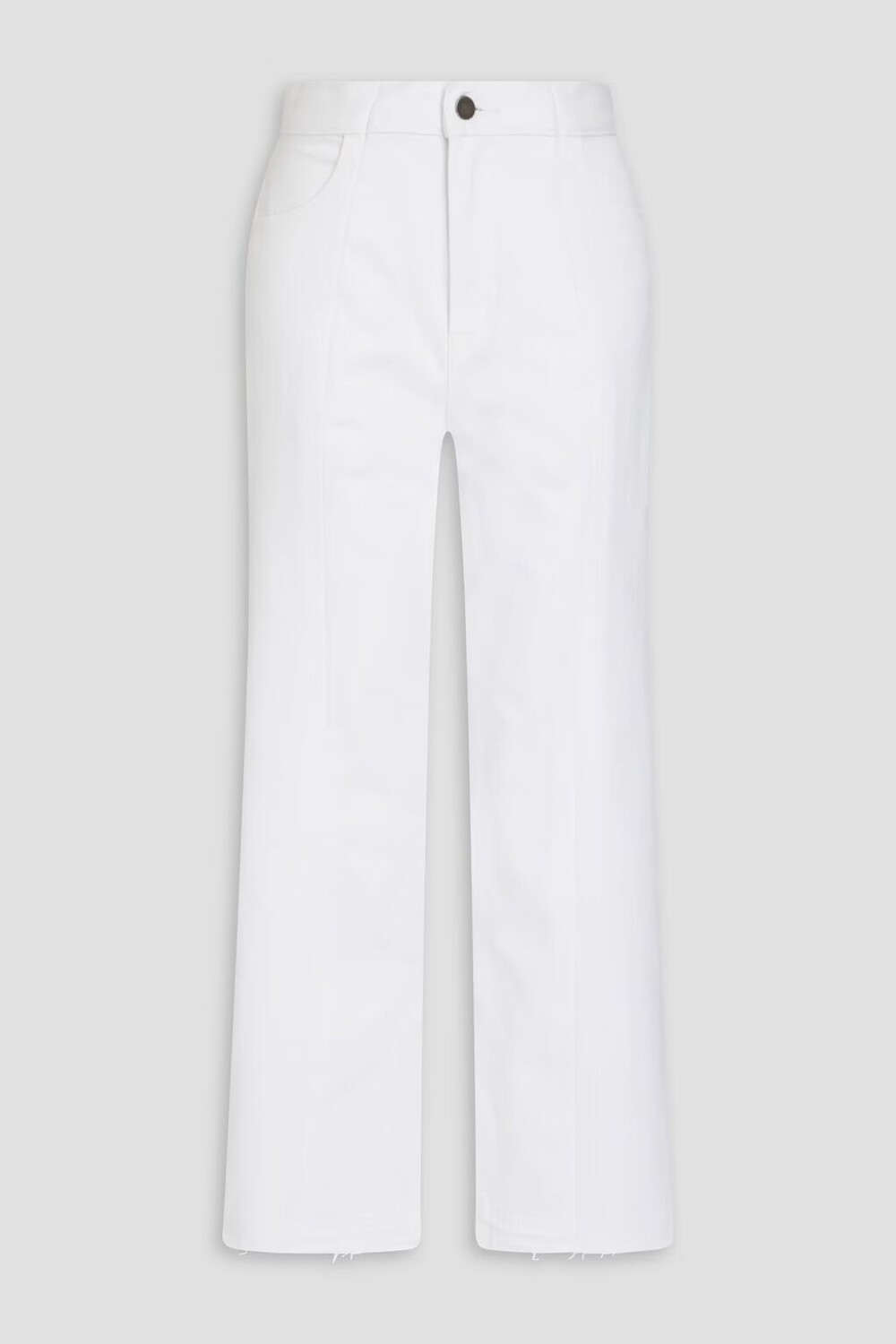 

Расклешенные джинсы с высокой посадкой E.L.V. Denim X The Outnet, белый