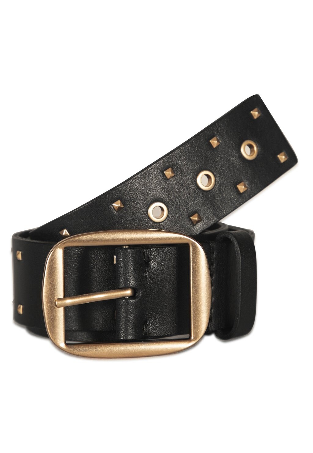 

Ремень Pyramid Stud And Eyelet AllSaints, цвет oxford