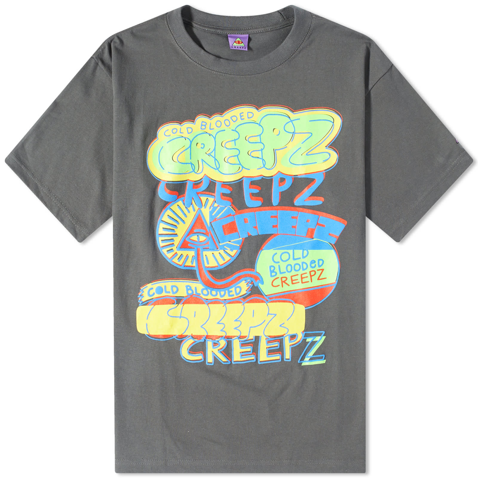 Футболка Creepz O.T.T. Logo, цвет Heather Grey