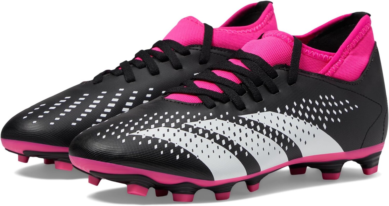 

Бутсы Predator Accuracy.4 Flexible Ground Laceless adidas, цвет Black/White/Team Shock Pink