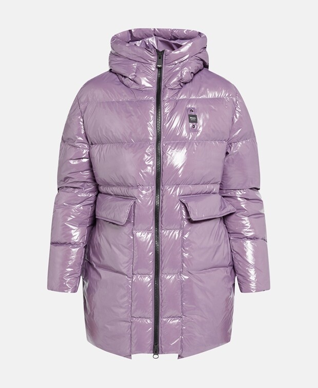 

Пуховик Blauer USA, фиолетовый