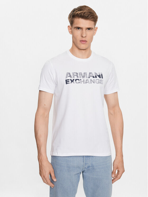 

Футболка стандартного кроя Armani Exchange, белый