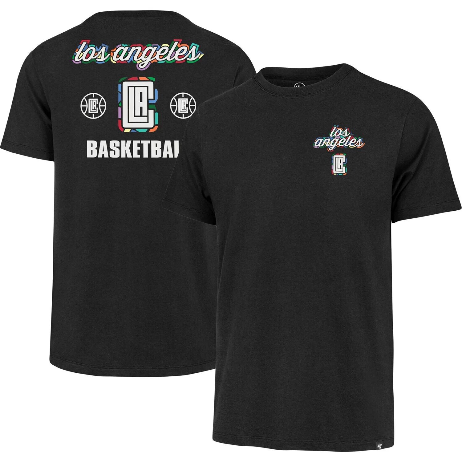 

Мужская черная футболка LA Clippers 2022/23 City Edition Backer Franklin '47