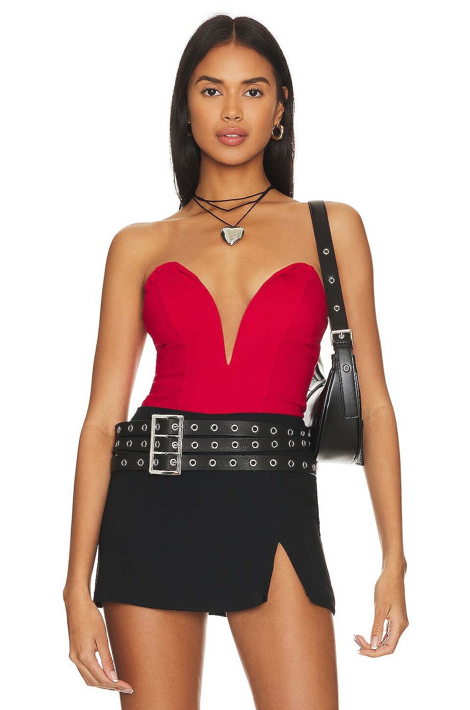 

Боди superdown Gianna Sweetheart, красный