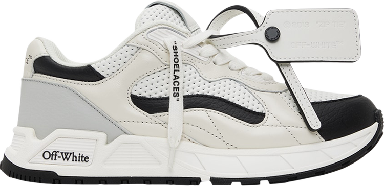 Кроссовки Off-White Wmns Runner B Sneaker 'White Black', белый кроссовки off white runner b белый