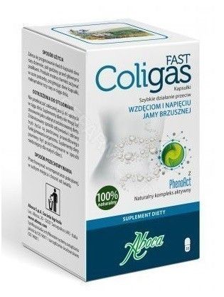 Aboca Coligas Fast 15 g препарат, уменьшающий метеоризм и поддерживающий пищеварение, 30 шт.
