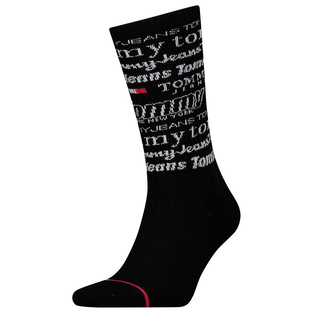 

Носки Tommy Hilfiger Uni Tj Aop Crew, черный