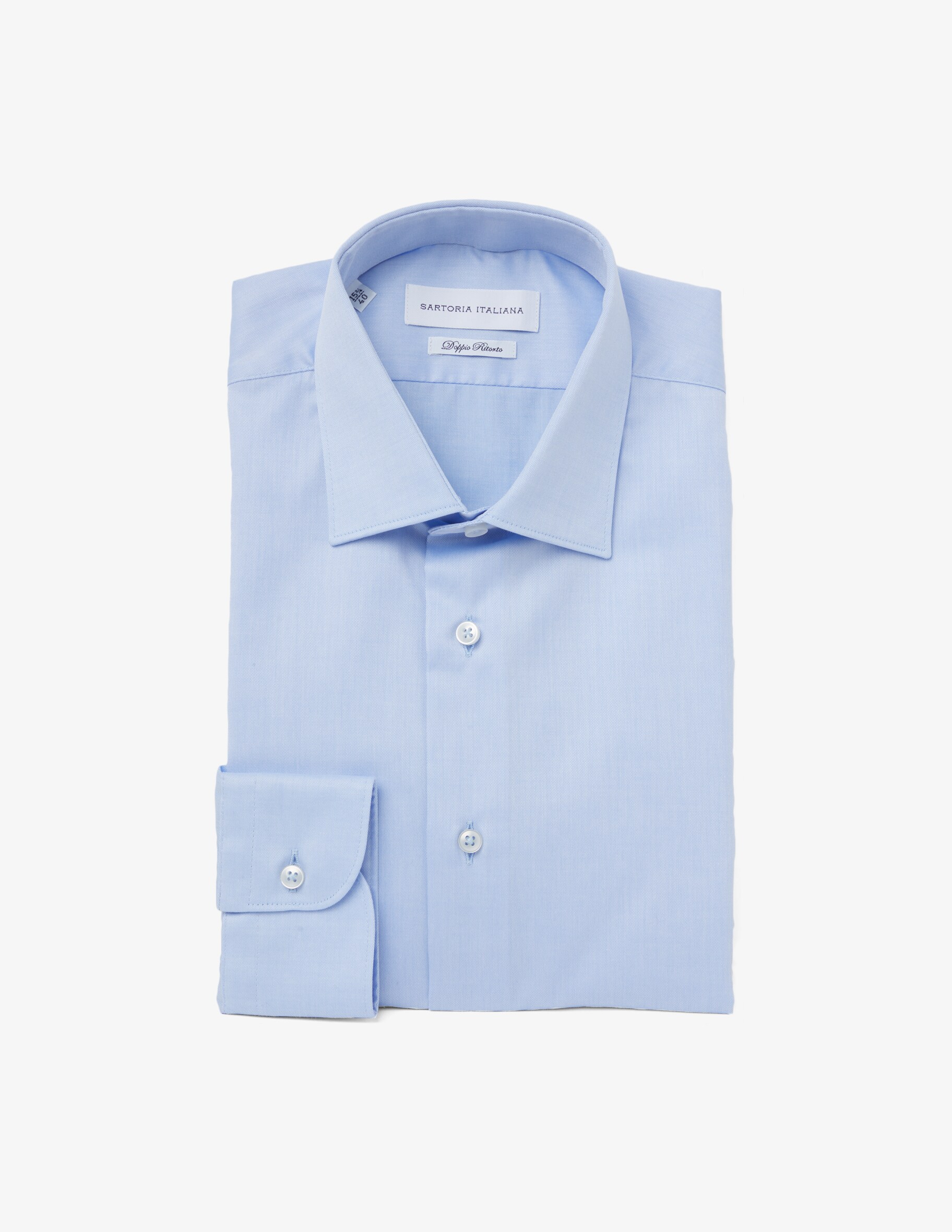 Рубашка модерн Sartoria Italiana, светло-синий цена и фото