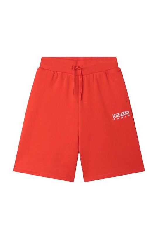 

Детские хлопковые шорты Kenzo Kids, красный