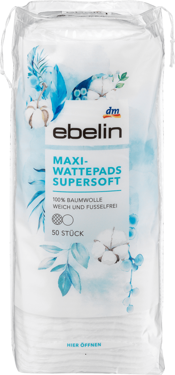 Ватные диски Maxi supersoft 50 шт. ebelin