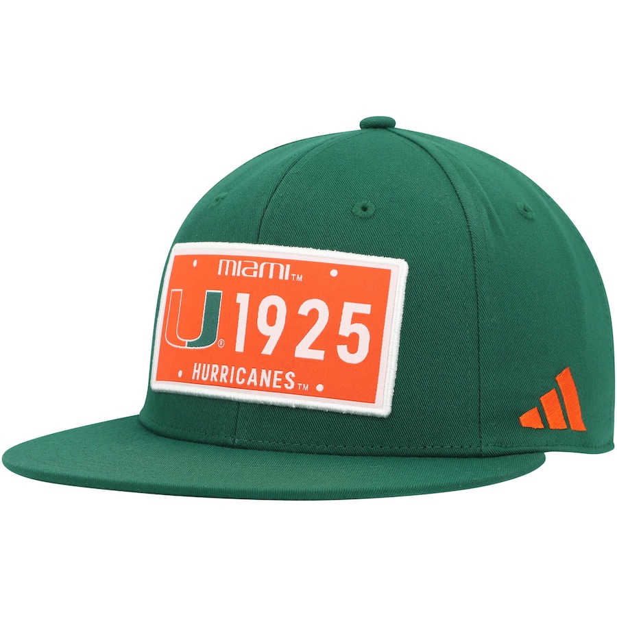 

Бейсболка adidas Miami Hurricanes, зеленый