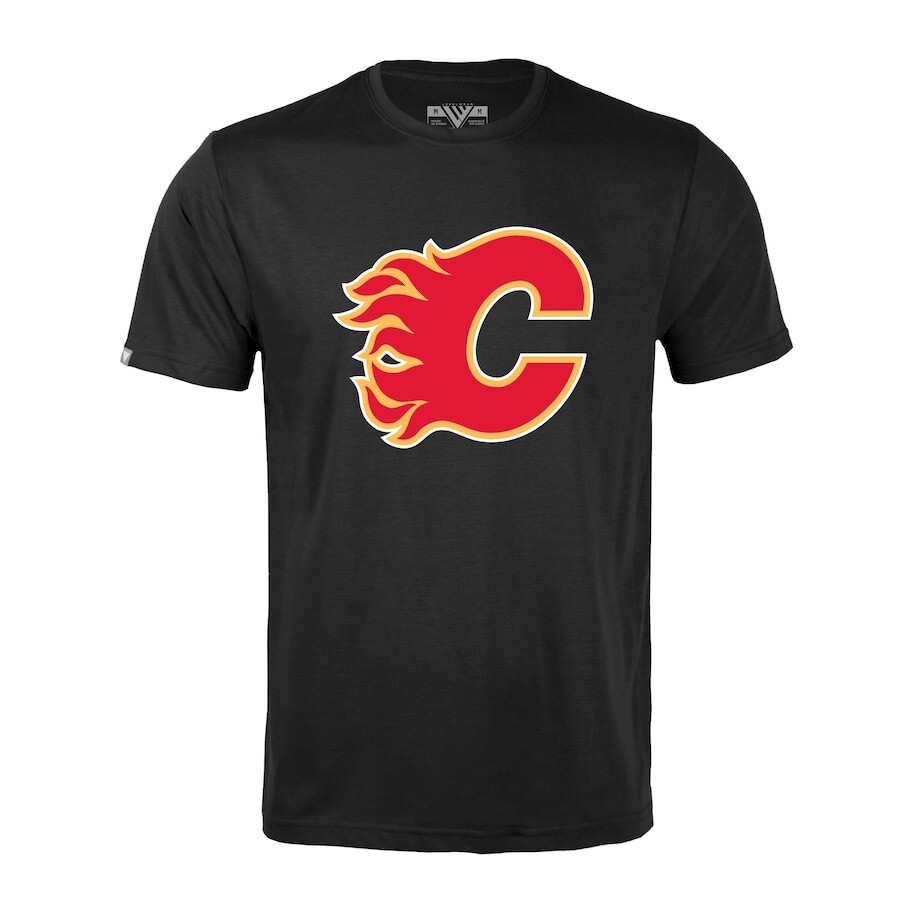 

Футболка с коротким рукавом Levelwear Calgary Flames, черный