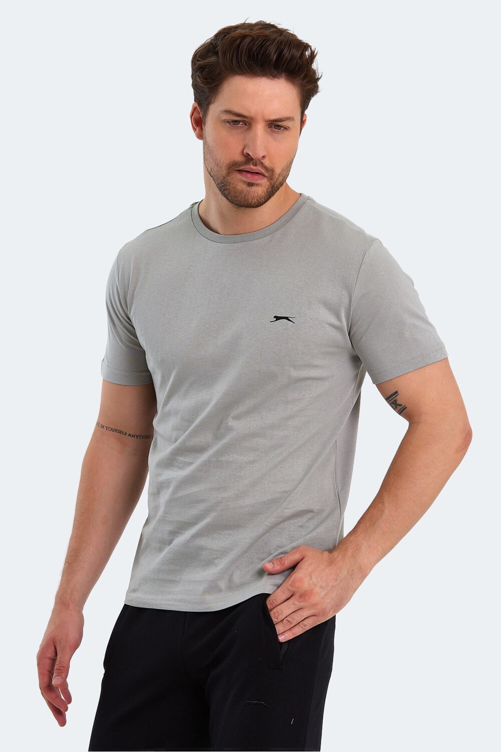 

Краска Мужская футболка Серая Slazenger, серый
