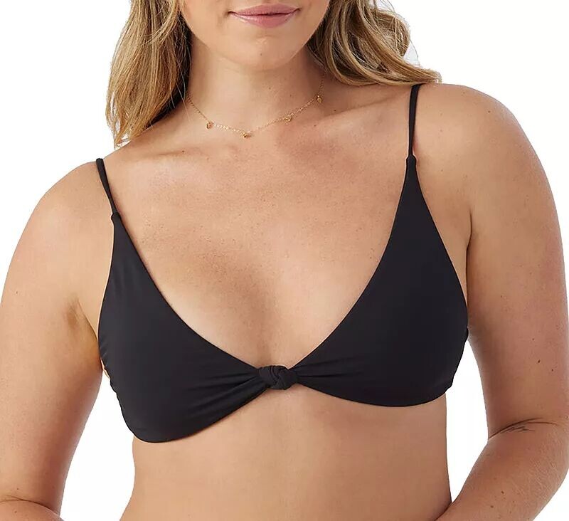 

Женский бикини-топ без косточек O'Neill Saltwater Solids Pismo Bralette, черный